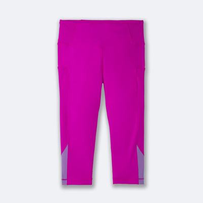 Mallas Brooks Method 1/2 Crop Tight Mujer Rosas/Moradas | KEB312096