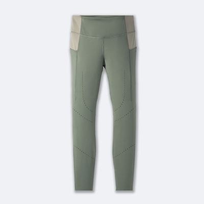 Mallas Brooks Method 7/8 Tight Mujer Verde | PZS925704