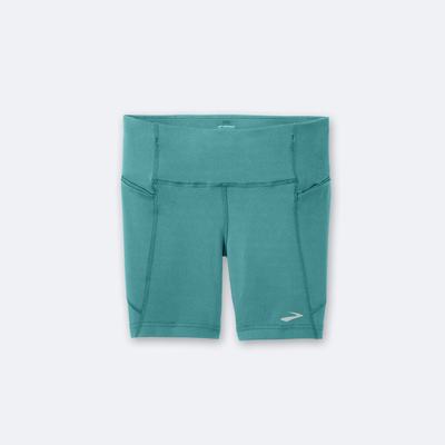 Mallas Brooks Moment 5" Short Tight Mujer Verde | ZUX027649