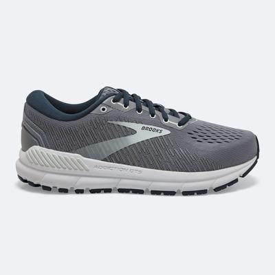 Zapatillas Running Brooks Addiction GTS 15 Mujer Gris/Azul Marino/Turquesa Claro | NAI395046