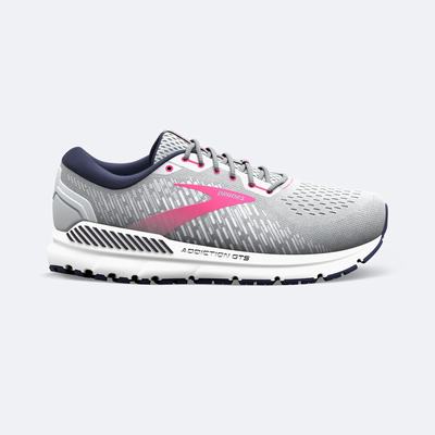 Zapatillas Running Brooks Addiction GTS 15 Mujer Gris/Azul Marino/Rosas | UPY583196