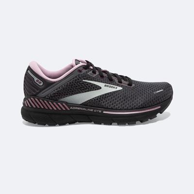 Zapatillas Running Brooks Adrenaline GTS 22 Mujer Negras/Metal | BNO275813