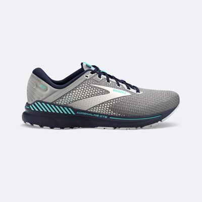 Zapatillas Running Brooks Adrenaline GTS 22 Mujer Gris/Azul Marino | FWO631907