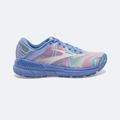 Zapatillas Running Brooks Adrenaline GTS 22 Mujer Azules/Blancas | KIS139205