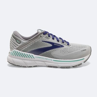 Zapatillas Running Brooks Adrenaline GTS 22 Mujer Gris/Azules/Verde | KLY932801