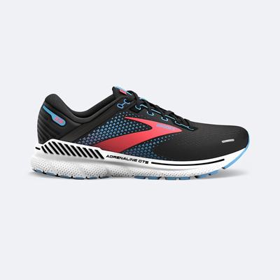 Zapatillas Running Brooks Adrenaline GTS 22 Mujer Negras/Azules/Coral | NJM519072