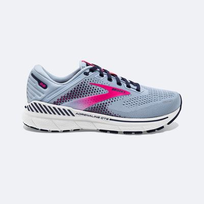 Zapatillas Running Brooks Adrenaline GTS 22 Mujer Azules/Azul Marino/Rosas | PZU031257