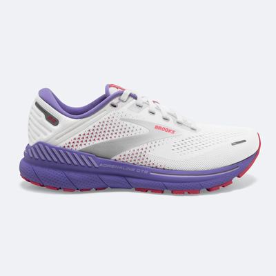 Zapatillas Running Brooks Adrenaline GTS 22 Mujer Blancas/Coral/Moradas | QKD049625