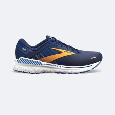 Zapatillas Running Brooks Adrenaline GTS 22 Hombre Azul Marino/Naranjas/Blancas | RWI371842