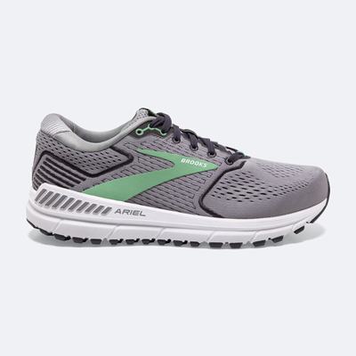 Zapatillas Running Brooks Ariel '20 Mujer Gris/Negras/Verde | AKY689417