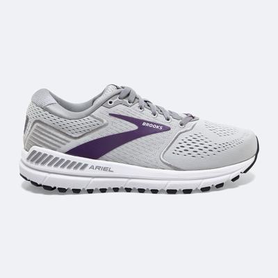 Zapatillas Running Brooks Ariel '20 Mujer Gris/Moradas | JVH704295