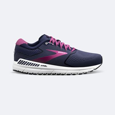 Zapatillas Running Brooks Ariel '20 Mujer Azul Marino/Blancas | UDL324957