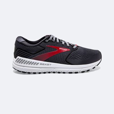 Zapatillas Running Brooks Beast '20 Hombre Negras/Rojas | ZMA142057