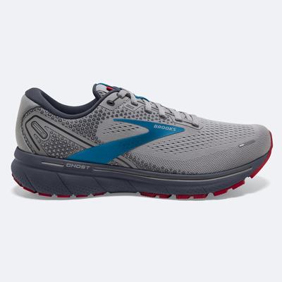 Zapatillas Running Brooks Ghost 14 Hombre Gris/Azules/Rojas | JDQ197268