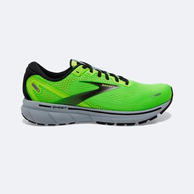 Zapatillas Running Brooks Ghost 14 Hombre Verde/Azules/Negras | LRT345170