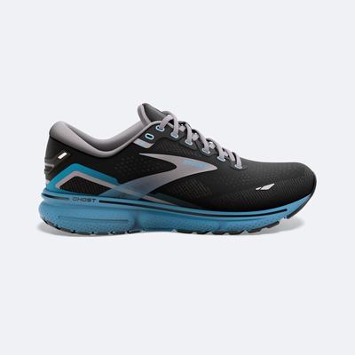 Zapatillas Running Brooks Ghost 15 Hombre Negras/Azules | KZU563490