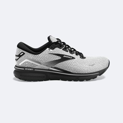 Zapatillas Running Brooks Ghost 15 Hombre Blancas/Negras | PHD609824