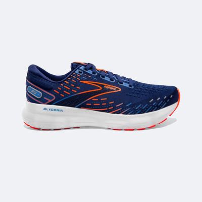 Zapatillas Running Brooks Glycerin 20 Hombre Azules/Azules/Naranjas | DLS136825