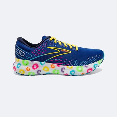 Zapatillas Running Brooks Glycerin 20 Hombre Azules/Azul Marino/Amarillo | OKE085419