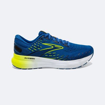 Zapatillas Running Brooks Glycerin 20 Hombre Azules/Blancas | QAZ283079