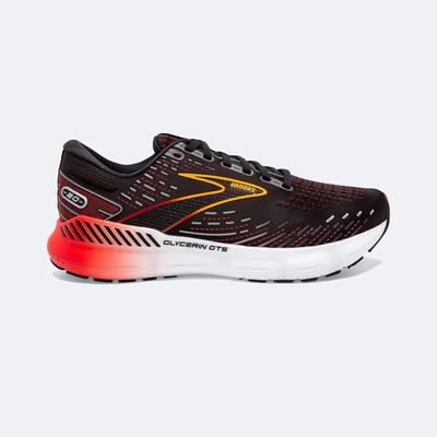 Zapatillas Running Brooks Glycerin GTS 20 Hombre Negras/Rojas | ZMQ245369