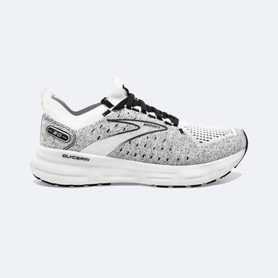 Zapatillas Running Brooks Glycerin StealthFit 20 Hombre Blancas/Gris/Negras | CPJ692137