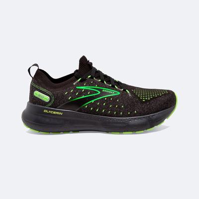 Zapatillas Running Brooks Glycerin StealthFit 20 Hombre Negras/Verde | GJS495783