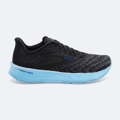 Zapatillas Running Brooks Hyperion Tempo Hombre Negras/Turquesa Claro/Azules | QRG124863