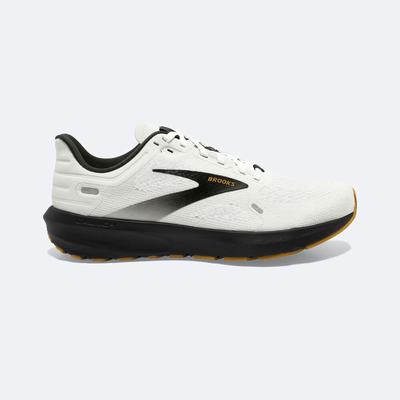 Zapatillas Running Brooks Launch 9 Hombre Blancas/Negras/Marrones | OZM610594