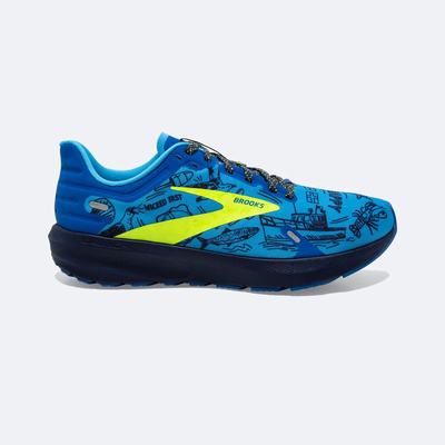 Zapatillas Running Brooks Launch 9 Mujer Azules/Azul Marino | SRJ238954