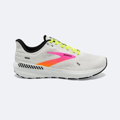 Zapatillas Running Brooks Launch GTS 9 Hombre Blancas/Rosas | YRD806321