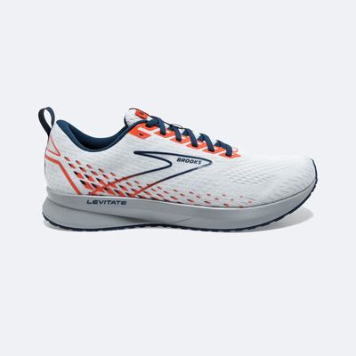 Zapatillas Running Brooks Levitate 5 Hombre Blancas/Marrones | DWF625031