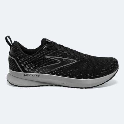 Zapatillas Running Brooks Levitate 5 Hombre Negras/Gris | ZYQ271480