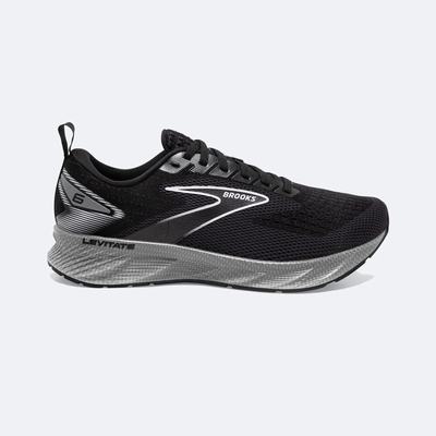 Zapatillas Running Brooks Levitate 6 Mujer Negras/Blancas | PEK634021