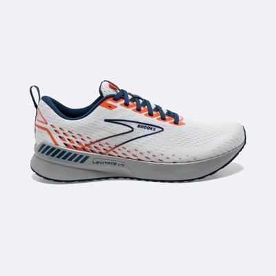 Zapatillas Running Brooks Levitate GTS 5 Hombre Blancas/Marrones | JDO035618