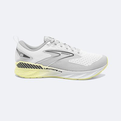 Zapatillas Running Brooks Levitate GTS 6 Mujer Blancas/Amarillo | PFT175403