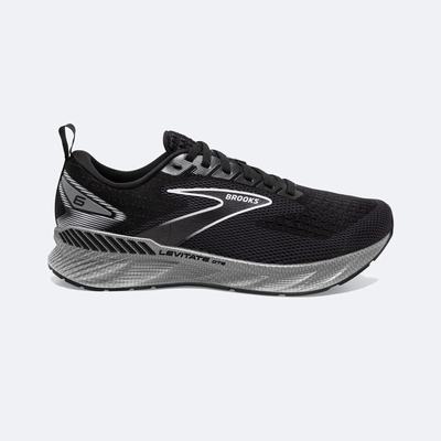 Zapatillas Running Brooks Levitate GTS 6 Mujer Negras/Blancas | VUI451869