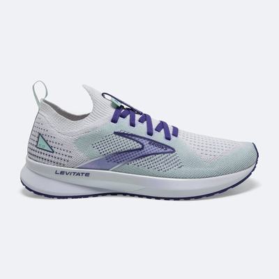 Zapatillas Running Brooks Levitate StealthFit 5 Mujer Blancas/Azul Marino Azules | AED763201