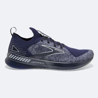 Zapatillas Running Brooks Levitate StealthFit GTS 5 Hombre Azul Marino/Gris | GIZ274159