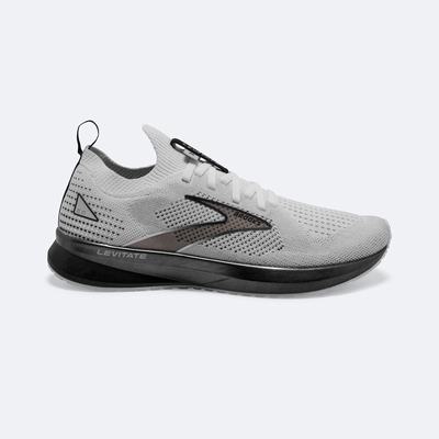 Zapatillas Running Brooks Levitate StealthFit 5 Mujer Blancas/Gris/Negras | LUM967031