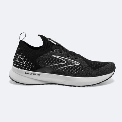 Zapatillas Running Brooks Levitate StealthFit 5 Mujer Negras/Gris/Blancas | UKE043295