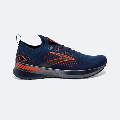 Zapatillas Running Brooks Levitate StealthFit GTS 5 Hombre Azul Marino/Marrones | ZTK908461