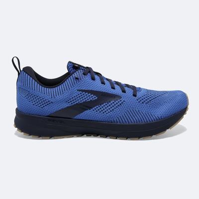 Zapatillas Running Brooks Revel 5 Hombre Azules/Azul Marino/Creme | MST749623