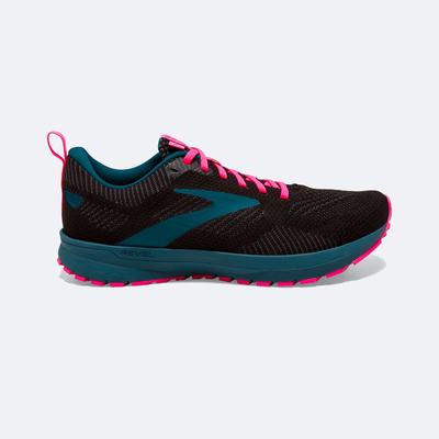 Zapatillas Running Brooks Revel 5 Mujer Negras/Azules/Rosas | MVK175402