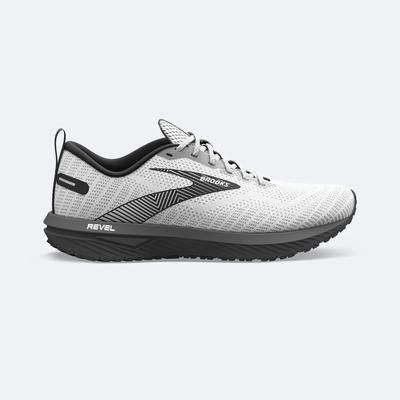 Zapatillas Running Brooks Revel 6 Hombre Blancas/Negras | QLG610437