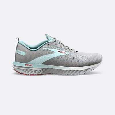 Zapatillas Running Brooks Revel 6 Mujer Gris/Azules | AOI082463