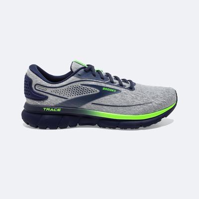 Zapatillas Running Brooks Trace 2 Hombre Gris/Azules/Verde | GXL376849