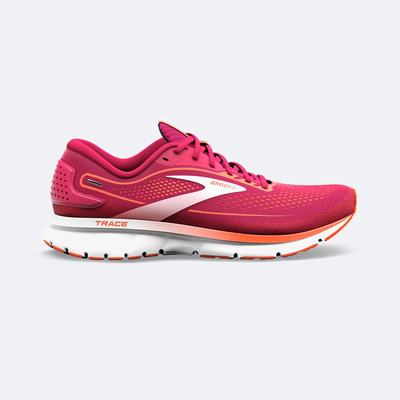 Zapatillas Running Brooks Trace 2 Mujer Rojas/Rosas | MLD915728