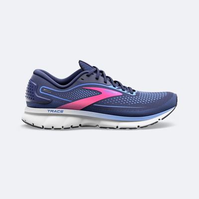 Zapatillas Running Brooks Trace 2 Mujer Azul Marino/Azules/Rosas | OKD419057