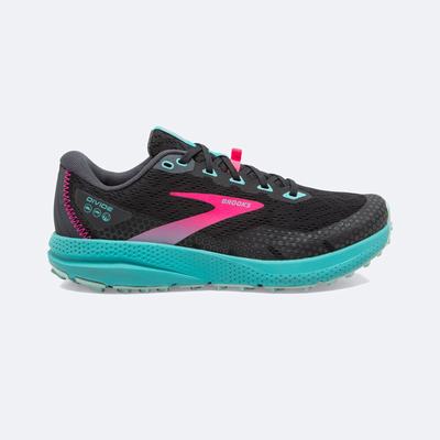 Zapatillas Trail Brooks Divide 3 Mujer Azules Coral/Rosas | LRI278540